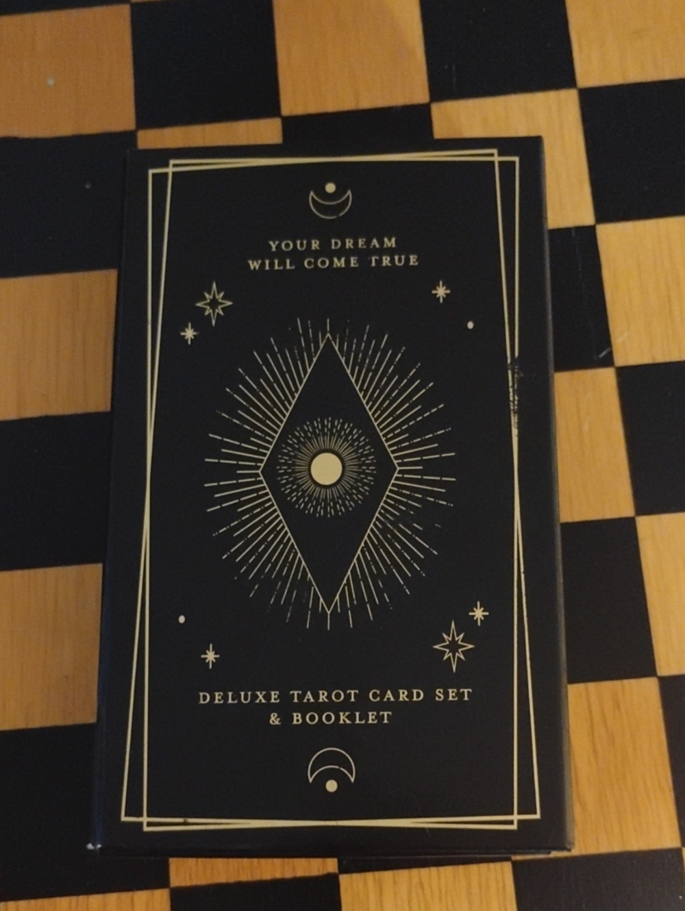 Deluxe Tarot Card Set in Black and Gold